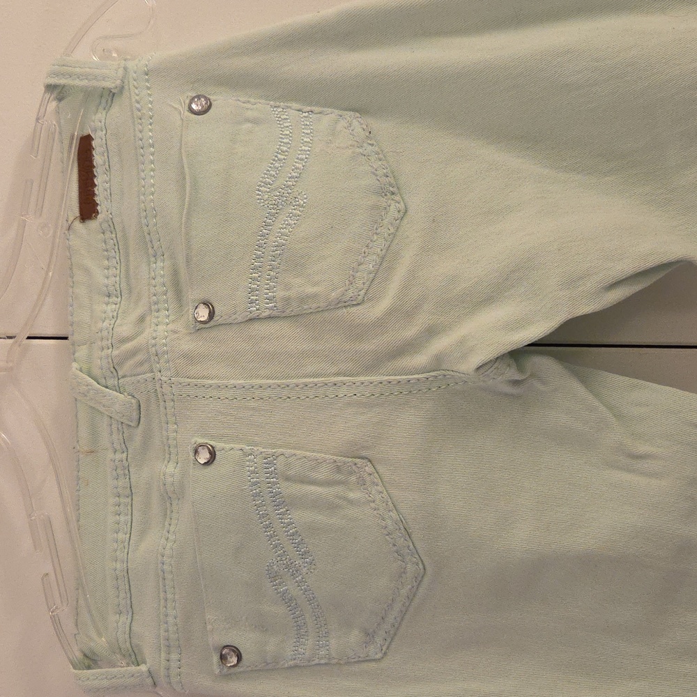 Almost Famous Mint Green Jeans - Picture 10 of 16